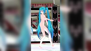 【MMD】Hatsune Miku - Midsummer letter rainbow (Phone camera)(X-ray) 【R-18】