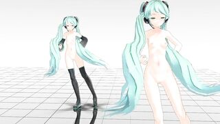 【MMD】Tsumi Mikus - Paradise Jodo【R-18】