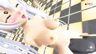 【SEX TOY-MMD】Alicia Big breasts - Riding Machine【R-18】