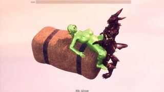 Breeders of the Nephelym - sex testing animation gallery - slime girl monster