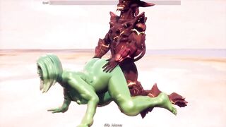 Breeders of the Nephelym - sex testing animation gallery - slime girl monster