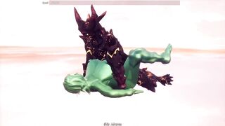 Breeders of the Nephelym - sex testing animation gallery - slime girl monster