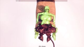 Breeders of the Nephelym - sex testing animation gallery - slime girl monster