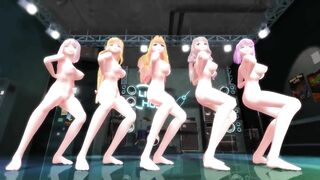 【MMD】ABKH Legs Squadron Slender 【1080p 60fps】【R-18】