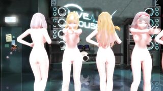 【MMD】ABKH Legs Squadron Slender 【1080p 60fps】【R-18】