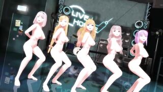 【MMD】ABKH Legs Squadron Slender 【1080p 60fps】【R-18】