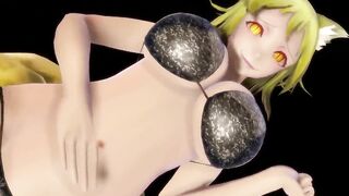 【SEX-MMD】Yakumo Ran - Swimsuit sex【R-18】