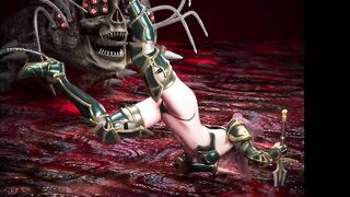 Hot Asian Elf Knight Tied Up Bondage Dildo Experience