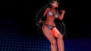 【MMD】LUVORATORRRRRY! - Isokaze bikini slight erotic【R-18】