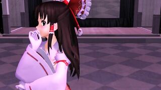 【MMD】TDA Reimu - PINK CAT【R-18】