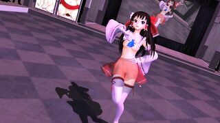 【MMD】TDA Reimu - PINK CAT【R-18】