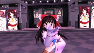 【MMD】TDA Reimu - PINK CAT【R-18】