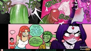 Teen Titans - Beast Boy and Raven's Dates