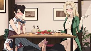 Kunoichi Trainer - Ninja Naruto Trainer - Part 63 - Naked Tsunade TenTen FootJob By LoveSkySanX