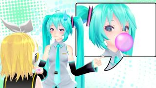 Imbapovi - Miku, Rin, and Wrong Bubble Gum