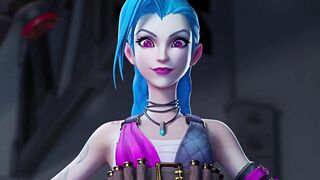 Hentai 3D uncensored Redmoa Jinx Blowjob