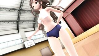 【MMD】I love Kiss Me at the gym【R-18】