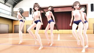 【MMD】I love Kiss Me at the gym【R-18】