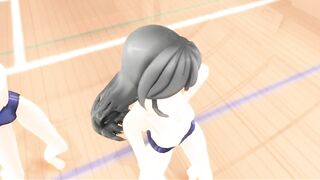 【MMD】I love Kiss Me at the gym【R-18】