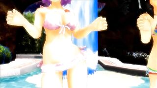 【MMD】Bikini Hibari & Bikini Asuka - Bikini Dance of the Tail【1080p】【R-18】