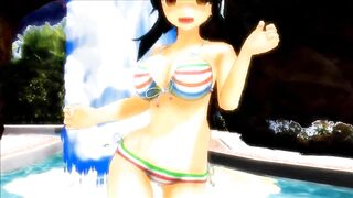 【MMD】Bikini Hibari & Bikini Asuka - Bikini Dance of the Tail【1080p】【R-18】