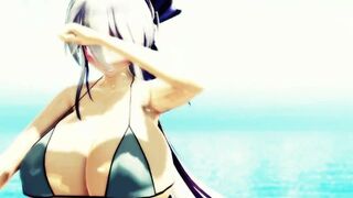 【MMD】Haku - Nostalgic【R-18】