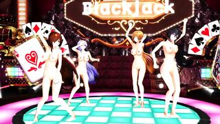 【MMD】Haku - Poker Face【60fps】【R-18】