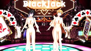 【MMD】Haku - Poker Face【60fps】【R-18】