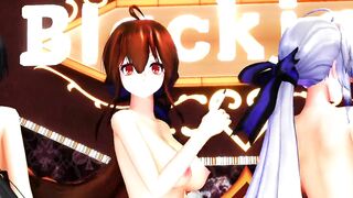 【MMD】Haku - Poker Face【60fps】【R-18】