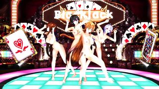 【MMD】Haku - Poker Face【60fps】【R-18】