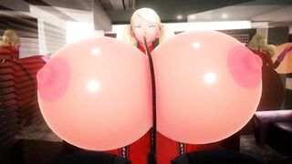 Imbapovi - Ann Takamaki and Makoto Niijima Inflation Battle POV