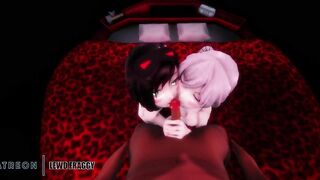 RWBY - Ruby & Weiss Double BJ [4K MMD R18 HENTAI]