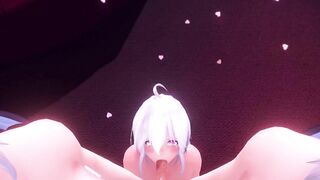 mmd r18 In a dream to Haku-san ear licking off 3d hentai nsfw ntr fap hero