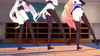 0442 -【R18-MMD】永夜mzk - Honkai Impact 3rd 崩坏三 Queens of Honkai - WiggleWiggle