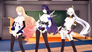 0442 -【R18-MMD】永夜mzk - Honkai Impact 3rd 崩坏三 Queens of Honkai - WiggleWiggle