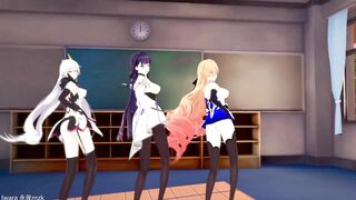 0442 -【R18-MMD】永夜mzk - Honkai Impact 3rd 崩坏三 Queens of Honkai - WiggleWiggle