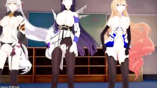 0442 -【R18-MMD】永夜mzk - Honkai Impact 3rd 崩坏三 Queens of Honkai - WiggleWiggle