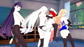 0442 -【R18-MMD】永夜mzk - Honkai Impact 3rd 崩坏三 Queens of Honkai - WiggleWiggle