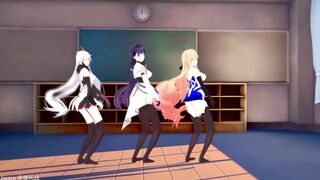 0442 -【R18-MMD】永夜mzk - Honkai Impact 3rd 崩坏三 Queens of Honkai - WiggleWiggle