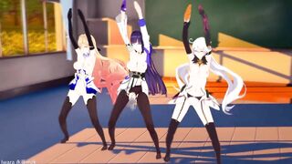 0442 -【R18-MMD】永夜mzk - Honkai Impact 3rd 崩坏三 Queens of Honkai - WiggleWiggle