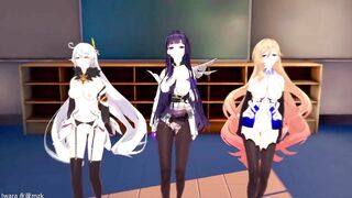 0442 -【R18-MMD】永夜mzk - Honkai Impact 3rd 崩坏三 Queens of Honkai - WiggleWiggle