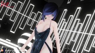 Genshin Yelan no Panties GunShot Blender MD MMD 1497