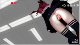 【MMD】Love! (Camera angle from below)【R-18】