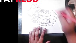 Drawing a Mouse Burger