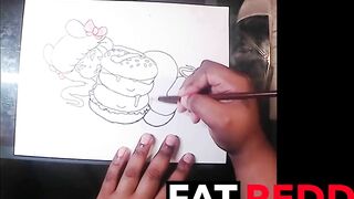 Drawing a Mouse Burger