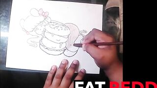 Drawing a Mouse Burger