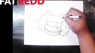 Drawing a Mouse Burger