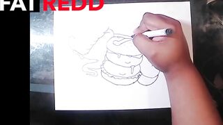 Drawing a Mouse Burger