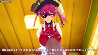 Hentai POV Feet Houshou Marine Vtuber