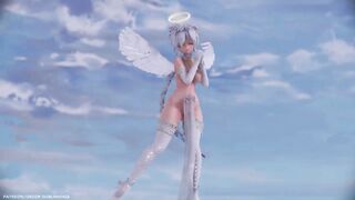 【MMD R-18 SEX DANCE】HAKU SEXY ANGEL PERFECT TASTY ASS SWEET ASS DEEP BLUE TOWN [BY] Orion DobleDosis